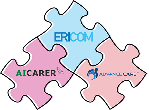 Illustration of a jigsaw puzzle piece labelled 'Partnered and Proven', representing Ericom's strategic collaborations.