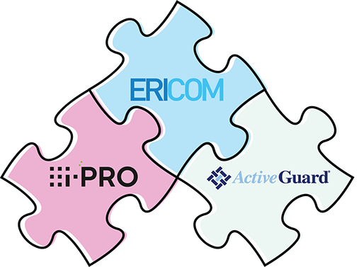 Illustration of a jigsaw puzzle piece labelled 'Partnered and Proven', representing Ericom's strategic collaborations.